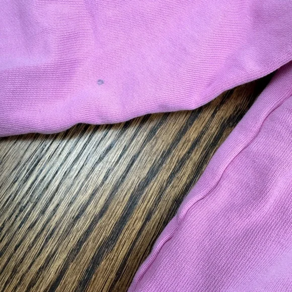 Hannah Anderson, sweatshirt dress, pink with shoulder detail, size 6–7 - Picture 7 of 7